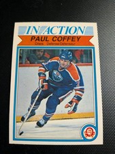 1982-83 O-Pee-Chee Paul Coffey In Action #102  Hockey Card