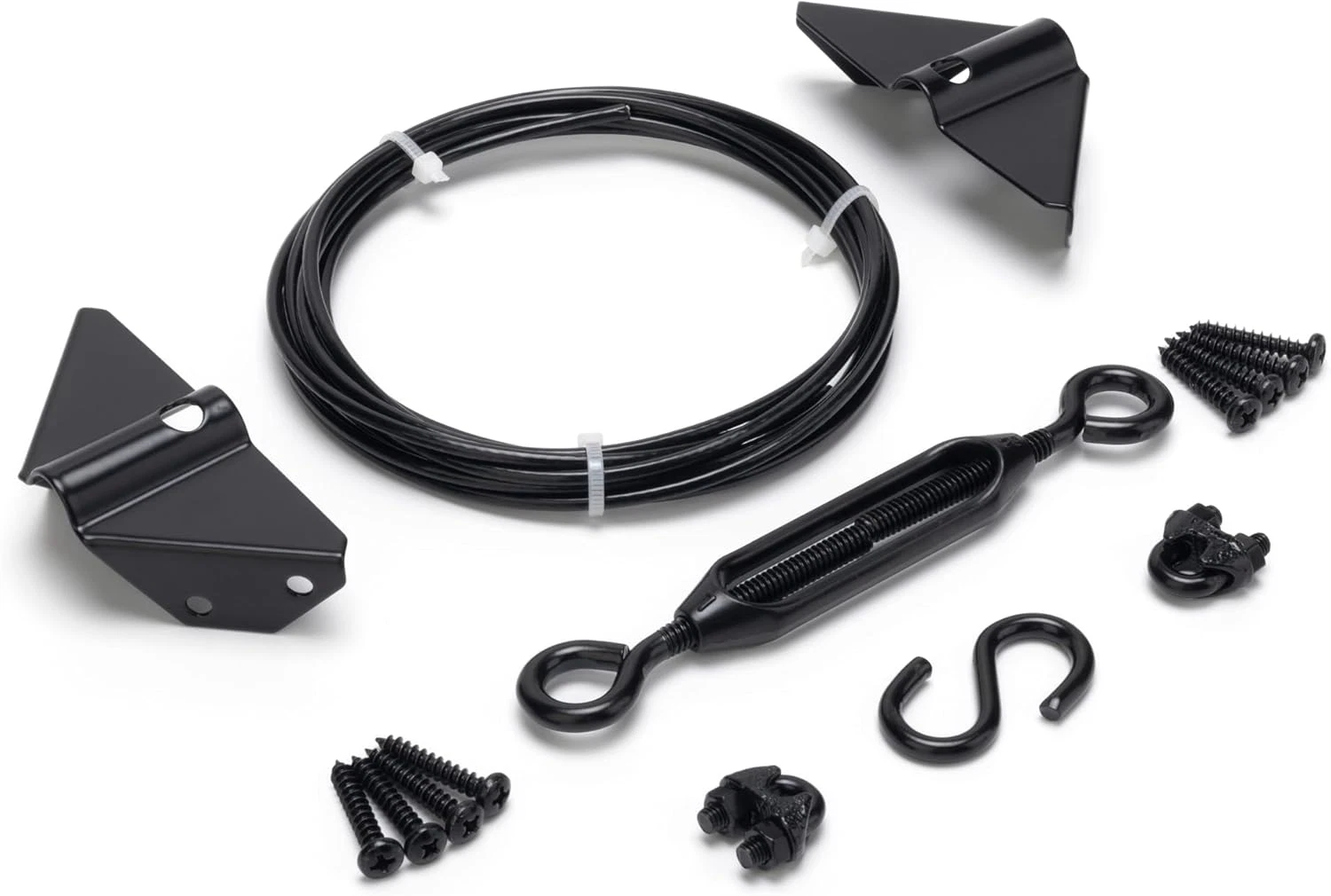 Kit Reparacion Puerta Madera Contra Sag Cable Soporte Cerca Jardin Exterior