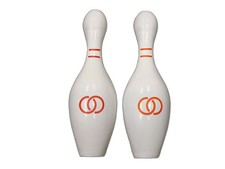 2 Chicago Coin Shuffle Alley Bowling Pins