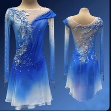 Specialized skating costume Customized Competition ice skating dress Girls woman