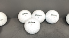 11 Wilson Staff Model Golf Balls Used 5A/4A Excellent Condition Open Box