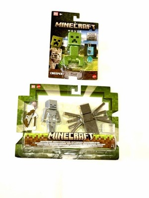 Minecraft Skeleton Spider Jockey und Creeper mit Zubehör
