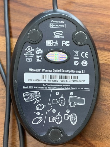 WUR0445 Microsoft Wireless MultiMedia Keyboard 1.1, Mouse + Receiver - Picture 5 of 12