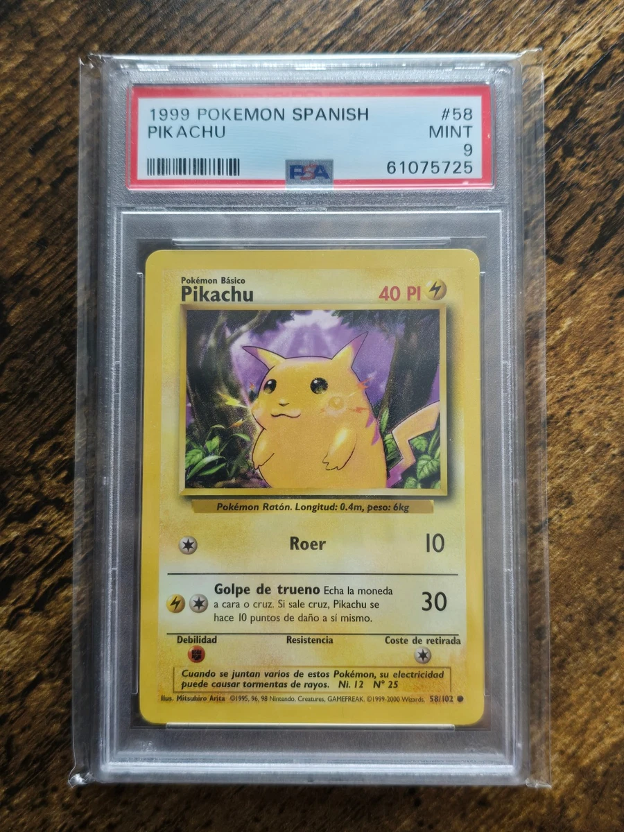 25+ Pokémon TCG Base Set Pikachu Grade 9 Individual Collectible