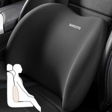 Universal Lordosenstütze Rückenlehne Lendenkissen Stütze Auto Stuhl Sitz Kissen