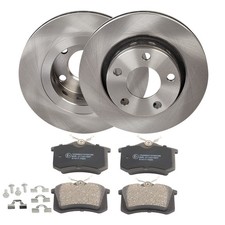 RIDEX Bremsenset Hinten Bremsscheiben Beläge für VW PASSAT Variant (3B6) PASSAT