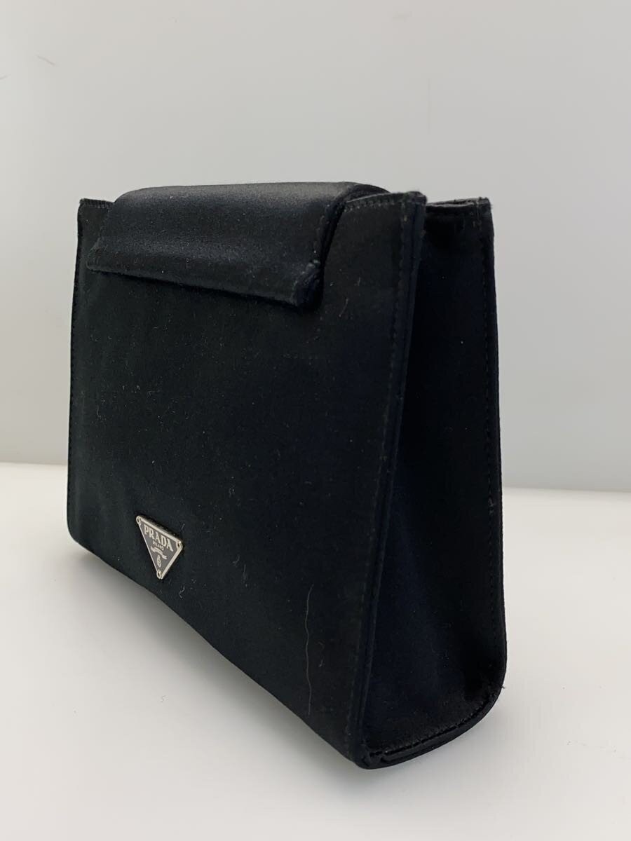 PRADA Pouch Nylon Black Solid - image 2