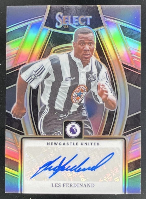 2023-24 Panini Select Premier League Select Signatures #SS-LF Les Ferdinand Auto