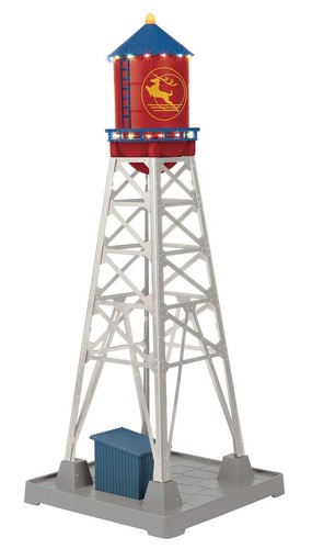 Torre de agua industrial MTH 3090740 O Polo Norte #193 con luces LED | Condition: New