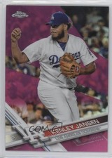 2017 Topps Chrome Pink Refractor Kenley Jansen #91 1v7