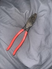 9 in. Lineman's Pliers with Fish Tape Puller and Dipped Grip