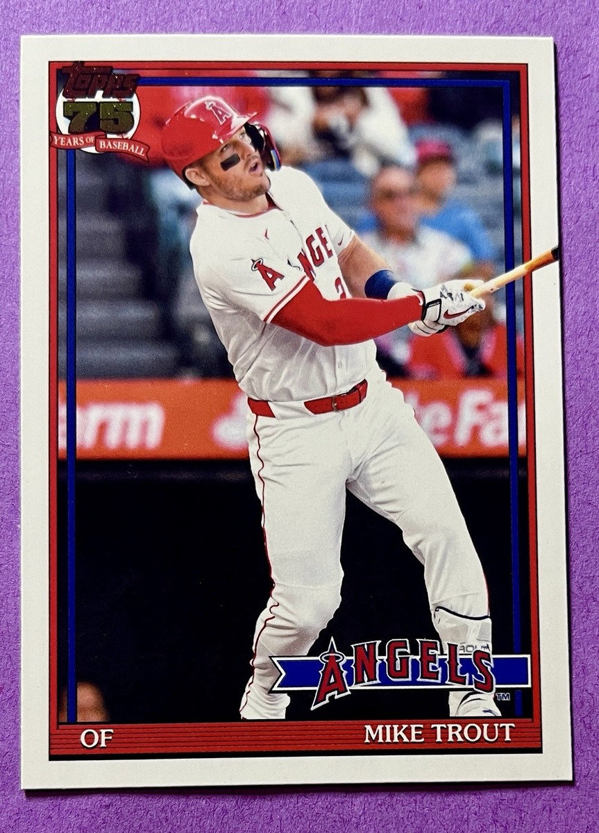 TOPPS MLBカード INCEPTION MIKE TROUT ANGELS 059/150 #60 送料無料 中古 IT1 Mike Trout 2026 Topps Series 1 1991 THROWBACK ANNIVERSARY #T91-1