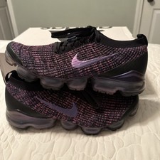 RARE Nike Air Vapor Max Flyknit 3 Mens Shoes Purple Black AJ6900-007 Size 11.5 - Image 3
