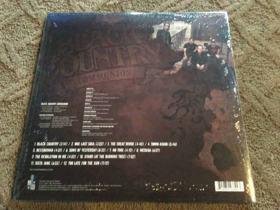 BLACK COUNTRY COMMUNION 2 LP VINYL RECORD SET BLACK VINYL JOE BONAMASSA Foto 2 de 2