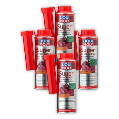 4x 250ml LIQUI MOLY 5120 Additiv Super Diesel Additiv Korrosion Schutz Reinigung