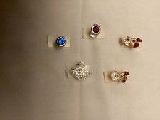 Collection of 5 SWAROVSKY PINS/BROOCHES
