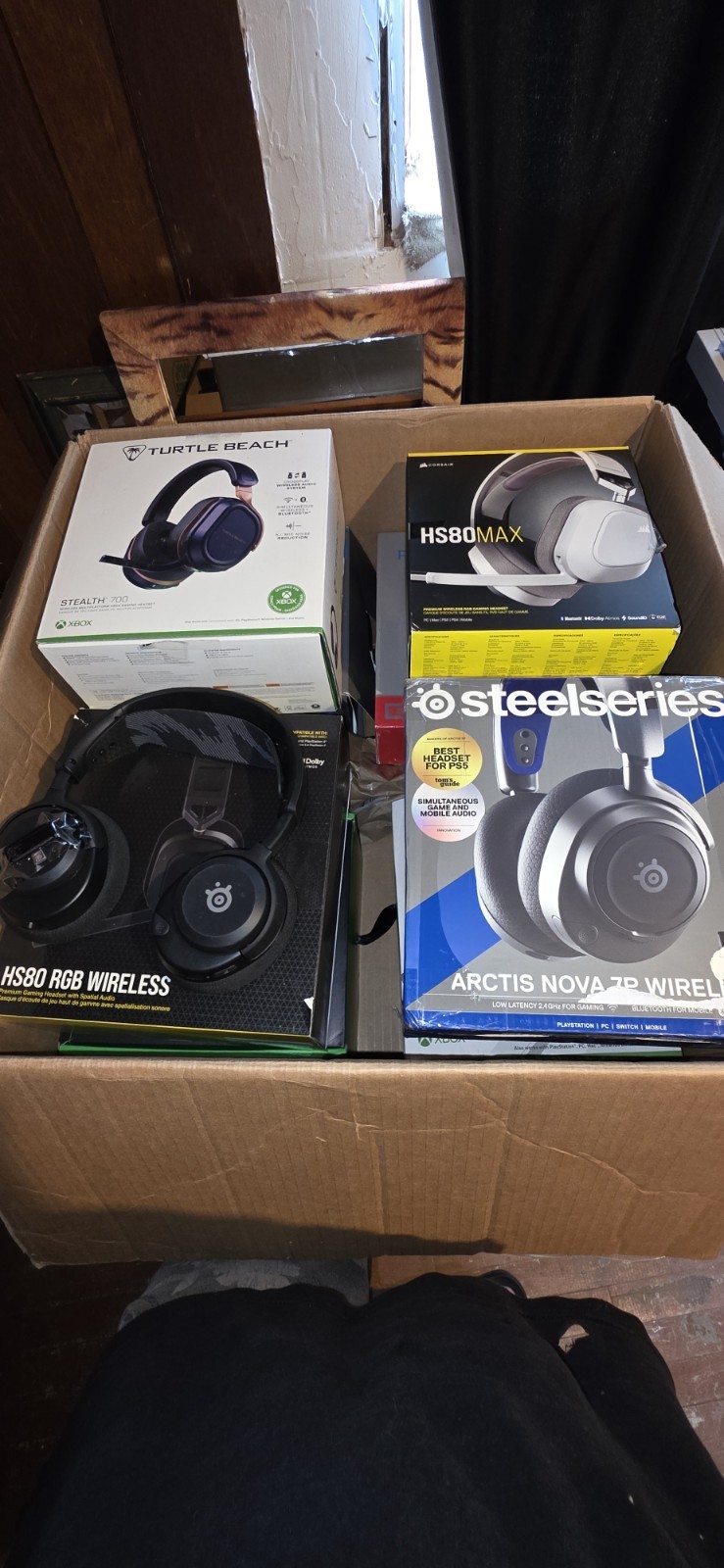 Gaming Headset Lot Untested As-Is SteelSeries Razer Logitech Turtle Beach-image