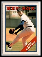 Lee Smith 1988 Topps Traded #110T Boston Red Sox
