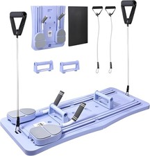 Pilates Board-Pilates Reformer Set With Timer, Ab Sculpting Handles,Home Workout