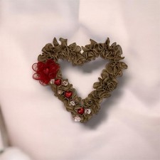 1 7 Inch Heart-Shaped Valentine's Day Wreaths