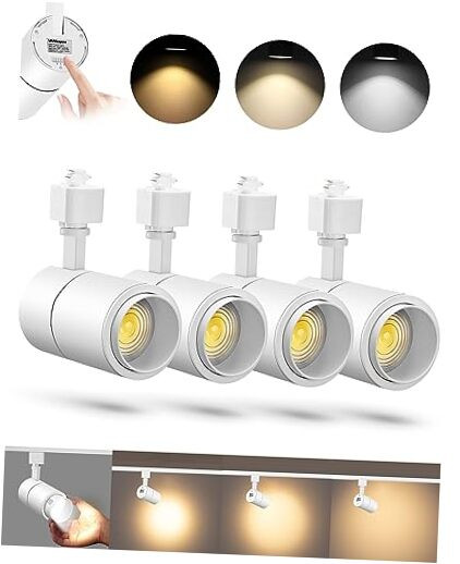 3-Color Zoomable 20W LED Track Lighting Heads H Type Track Light Heads
