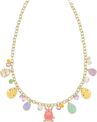 Easter Pendant Necklaces | Easter Bunny Necklace | Easter Egg Necklace | Gold Ne