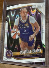 Panini 2025 Prizm WNBA Basketball Dearica Hamby Los Angeles Sparks white seismic