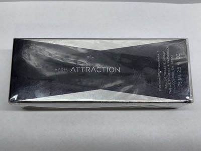 AVON Attraction for Him Eau de Toilette Natural Spray 2.5 fl.oz New And Sealed