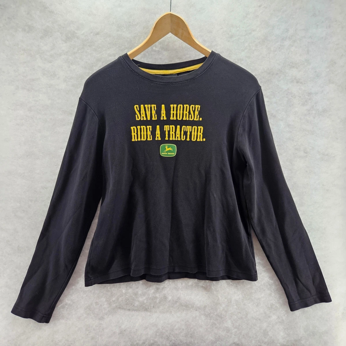 John Deere Maglietta Maniche Lunghe Ragazzi: Comfort Morbido Grigio Melange - 5