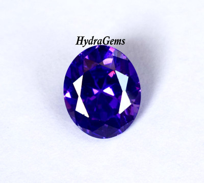 Natural Deep Purple Tanzania's Tanzanite 6 CT Oval Cut A+ Quality Loose Gemstone