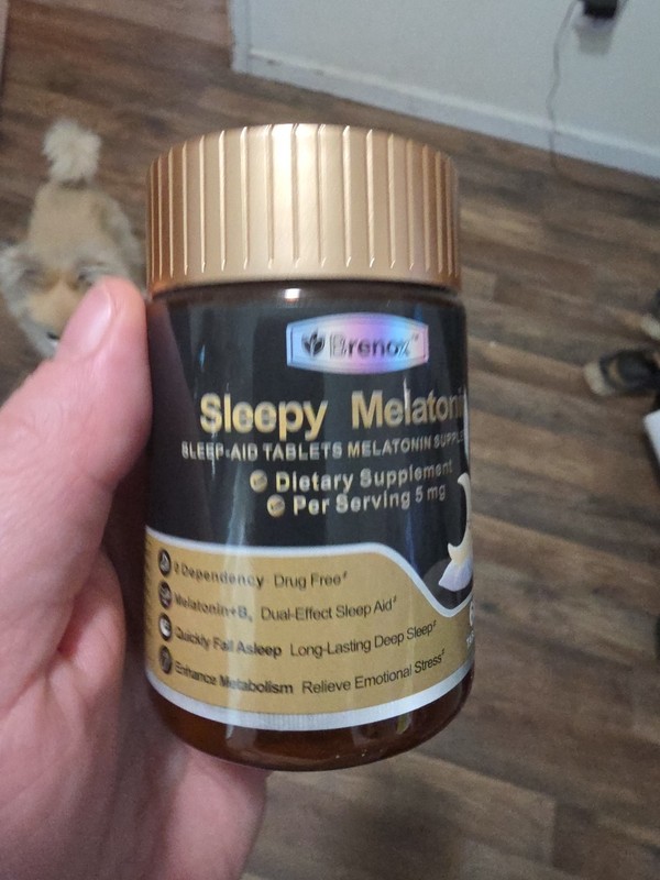 Brenox Sleepy Melatonin Sleep Aid 5mg Melatonin 60 Tablets