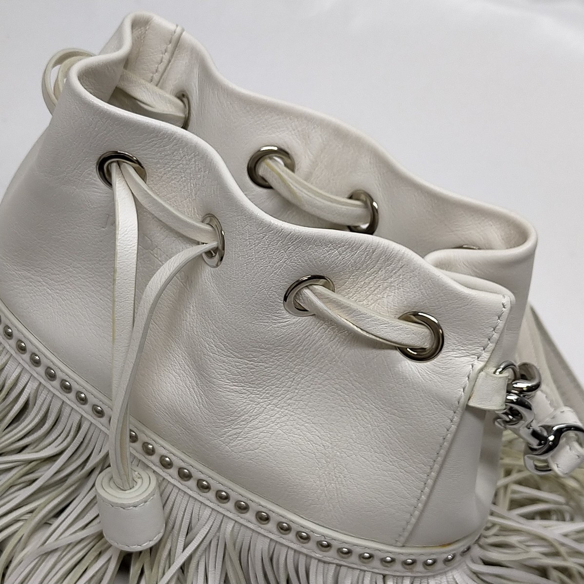 JM DAVIDSON Hand Bag White Leather 3359778 | eBay