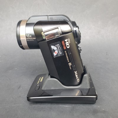 SANYO Xacti フルHDビデオカメラ Sanyo Xacti VPC-HD2000A Black Dual Full HD Camera w/ Battery