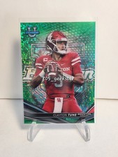 Clayton Tune 2022 Topps Bowman Best University Green Mini Diamonds /99 #82