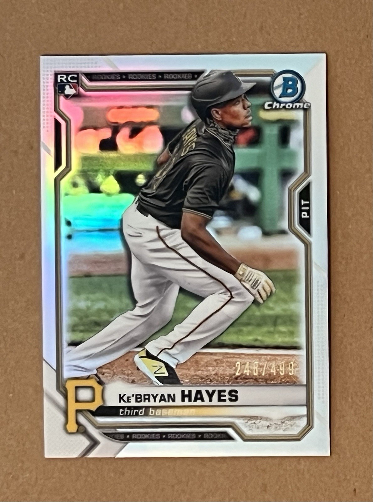 2021 Bowman Chrome Refractor #29 Ke'Bryan Hayes RC Rookie #/499