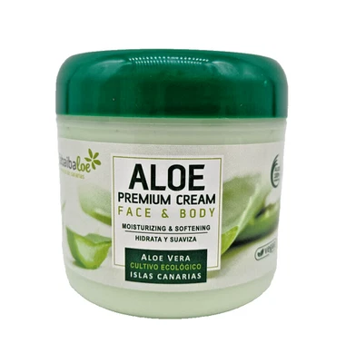1x 300 ml Tabaibaloe ALOE VERA PREMIUM CREAME FACE & BODY Gesichtscreme NEU