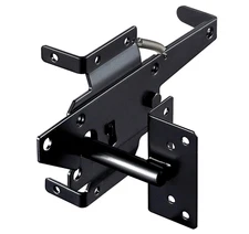 Carbon Steel Vinyl Wood Fence Post Mount Gate Latch