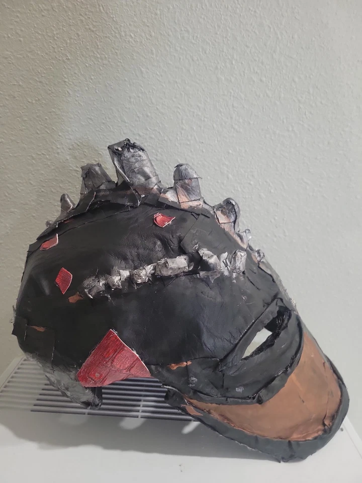 Máscara Cosplay Hipo Hecha a Mano de Httyd 2, 13 pulgadas de Alto, 10 pulgadas de Ancho, Funcional Foto 2 de 4