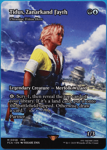 Tidus, Zanarkand Fayth | Thrasios, Triton Hero Final Fantasy MINT CARD (503109) - Picture 1 of 2