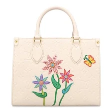 Louis Vuitton YK Onthego PM Hand Bag M21732 Crossbody Floral Monogram Auth New