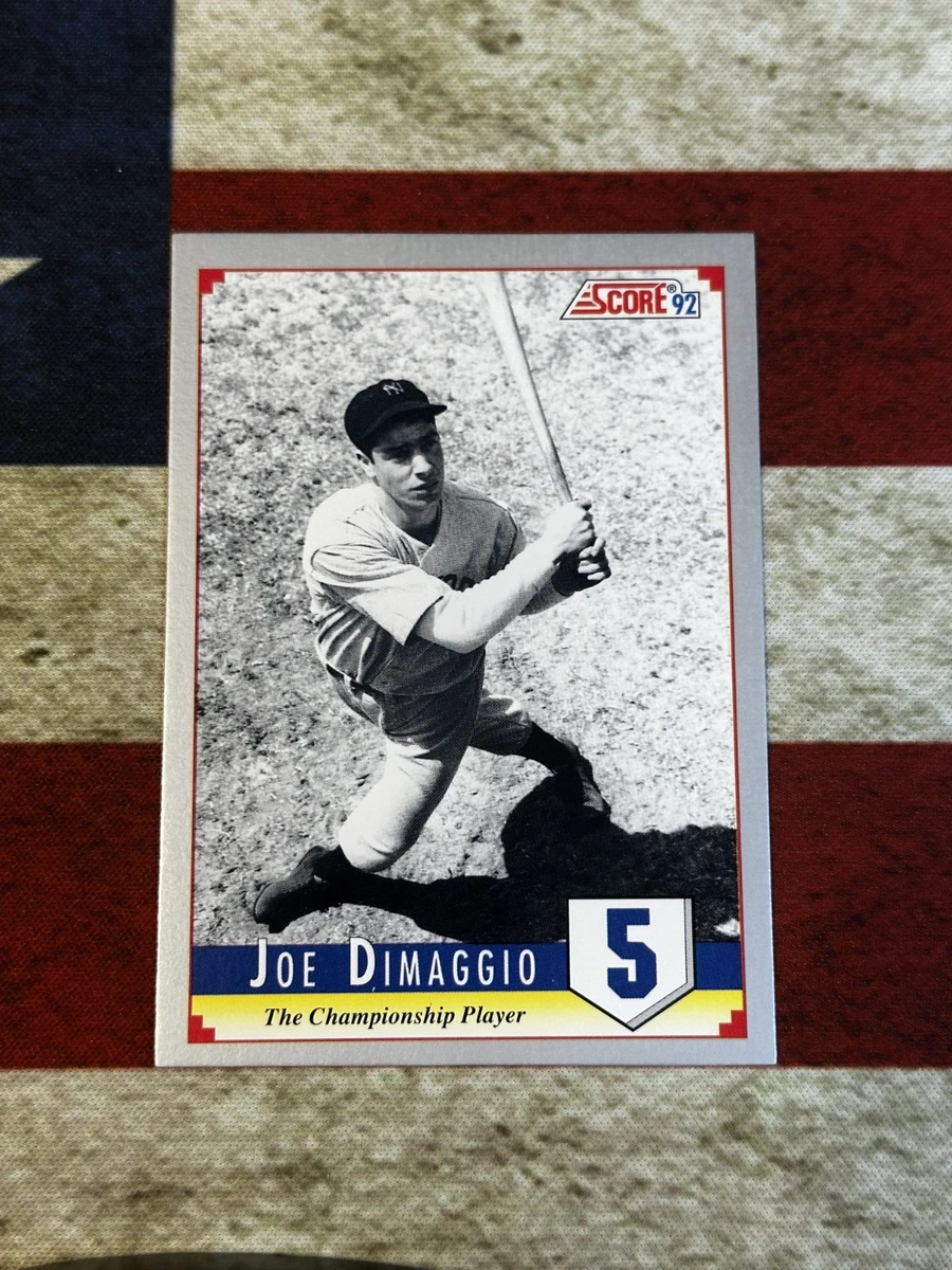 Joe DiMaggio Baseball SCORE Sports Trading Cards for sale | eBay