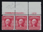 CKStamps: US Stamps Collection Scott#319 Strip Mint LH OG
