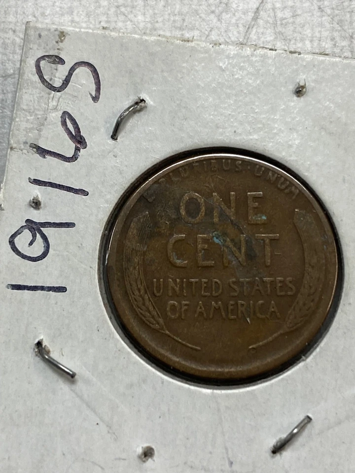 1916 S Lincoln Wheat Penny Bronze Coin - Image 2 of 2
