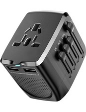 International Travel Adapter Voltage Converter Combo for 100V-240V With 2 USB