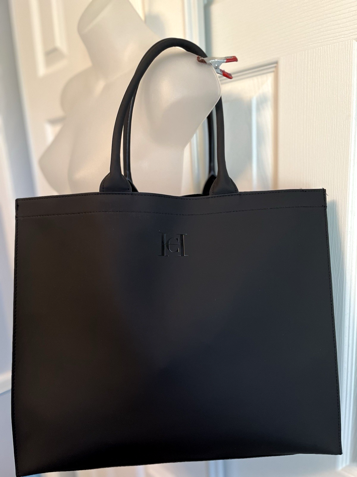 Carolina Herrera  Good Girl Large Travel Beach Tote Bag Black