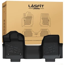 LASFIT Floor Mat for Ford F-150 2015-2026 2-Door All Weather 1st Row Floor Liner