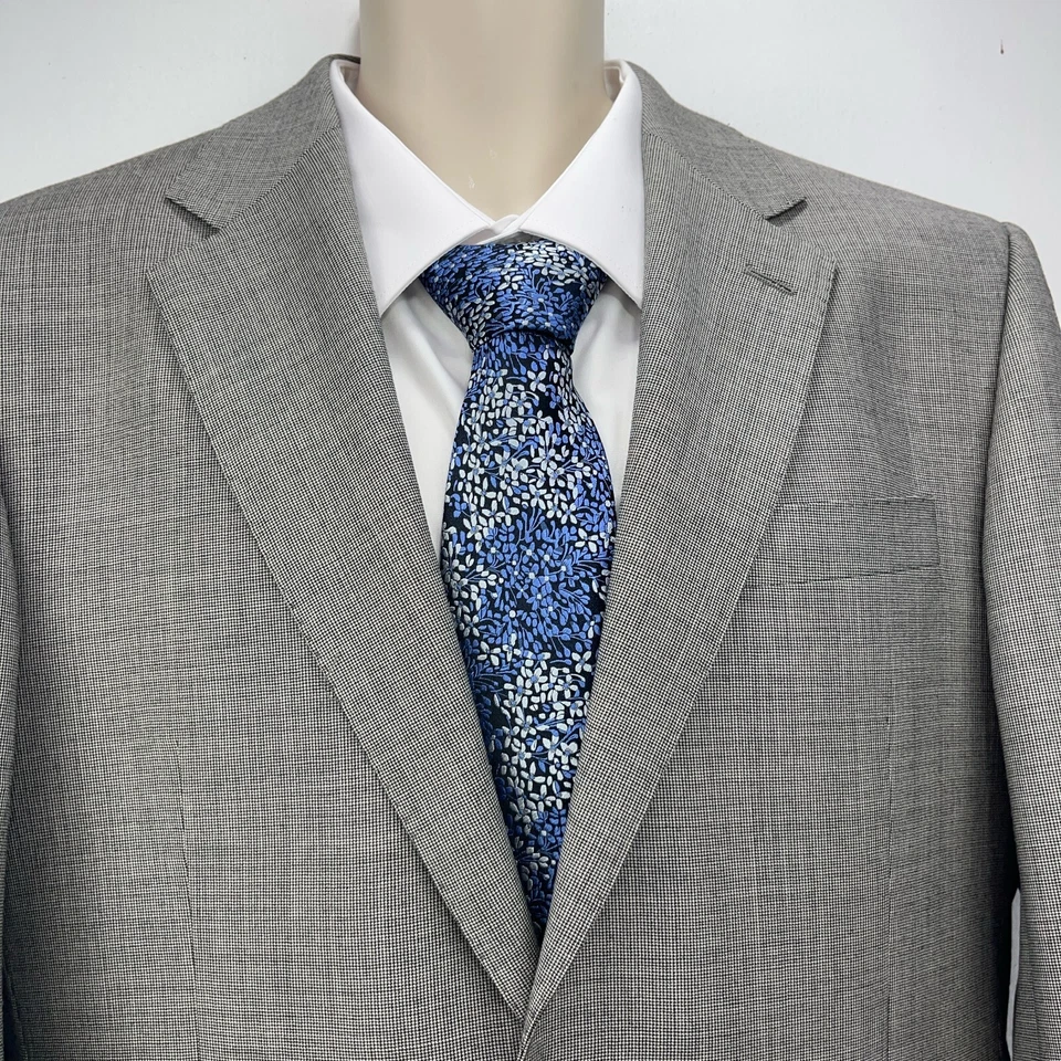 Chester Barrie куртка Blazer Великобритании 40-х серый Savile Row London шерсти - Изображение 2 из 4