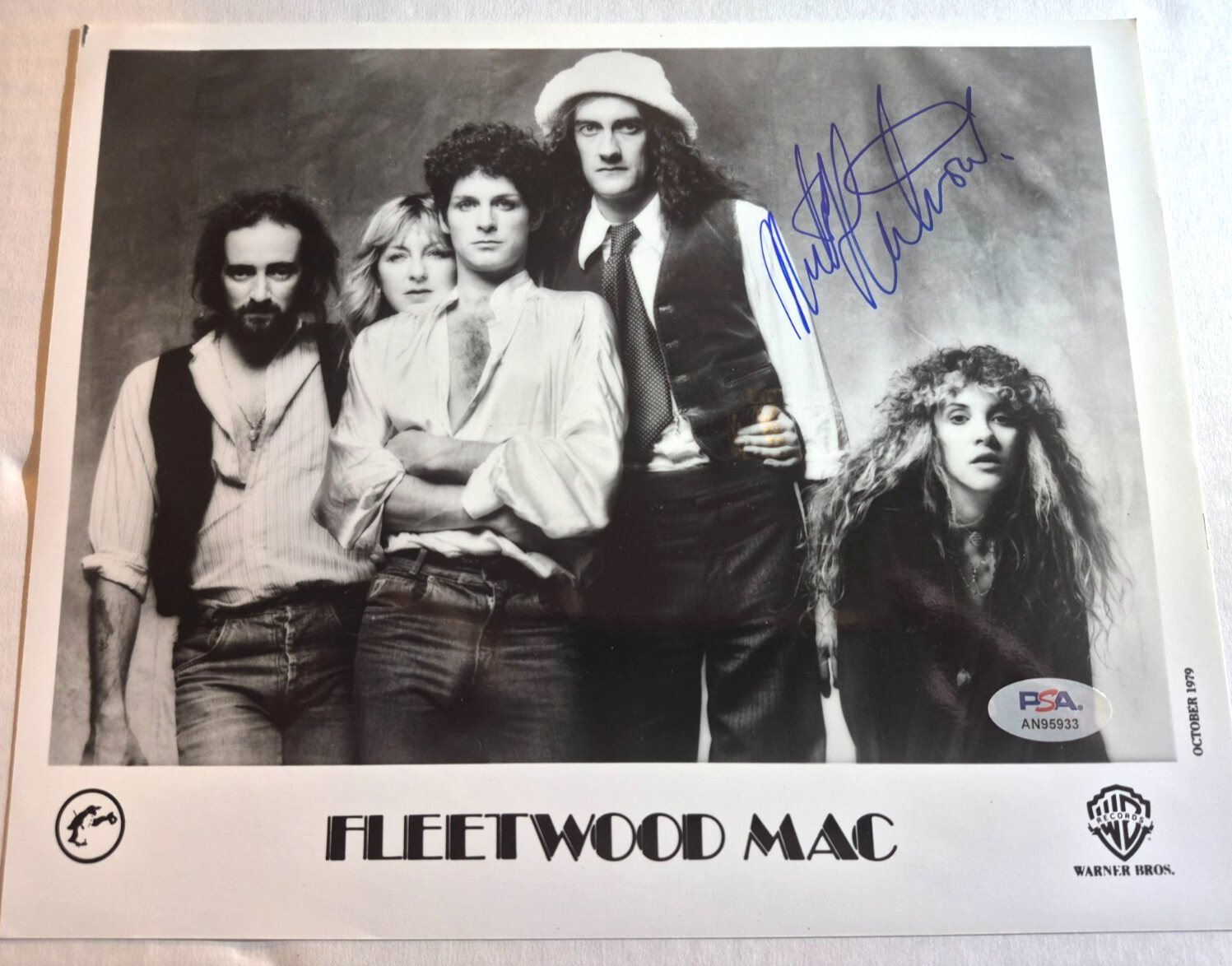 MICK FLEETWOOD SIGNED AUTOGRAPHED 8X10 PHOTO FLEETWOOD MAC STEVIE NICKS PSA COA 