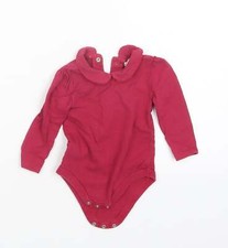 TU M&auml;dchen lila Baumwollmischung Unitard Einteiler Gr&ouml;&szlig;e 6-9M