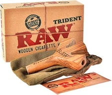 RAW TRIDENT WOODEN HOLDER (FREE SHIPPING)